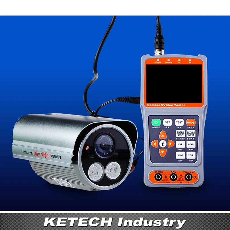 Портативный 3 5 ЖК монитор CCTV тестер для камеры наблюдения аудио PTZ UTP тестирование