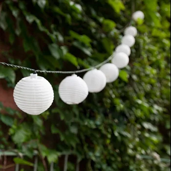 

Outdoor String Lights 6.5M 30 LEDs Lantern Solar Powered Waterproof Lights for Garden Patio Yard _WK