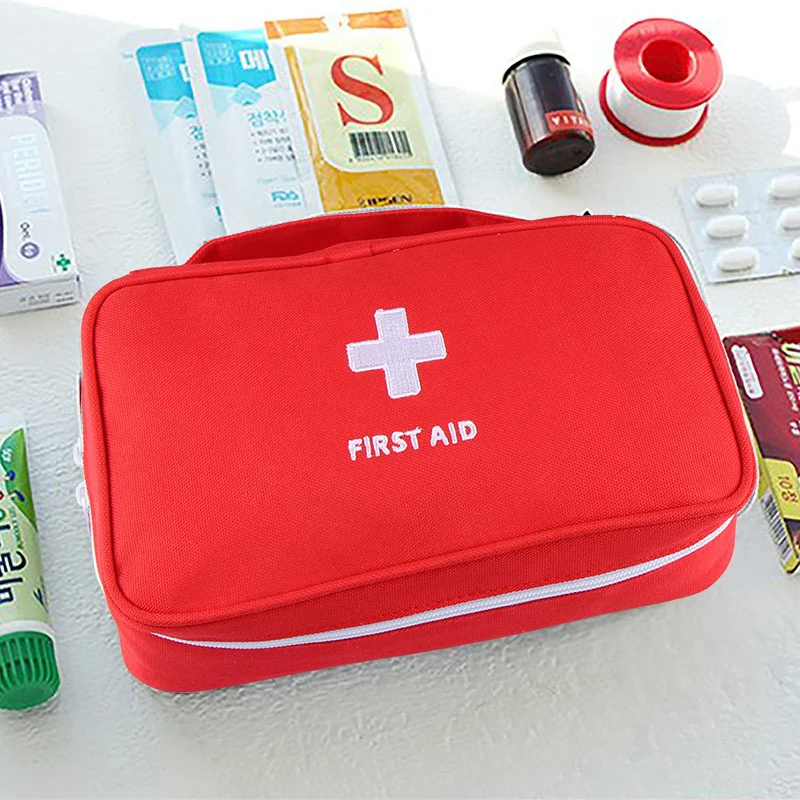 OnnPnnQ Portable First Aid Medicine Bag Travel Emergency Medical Kit Camping Pill Storage Bagin
