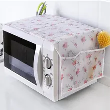 Микроволновая печь Пылезащитный чехол Кухня масло пыли Водонепроницаемый длинное пальто с двойными карманами кухонные принадлежности, аксессуары для украшения дома