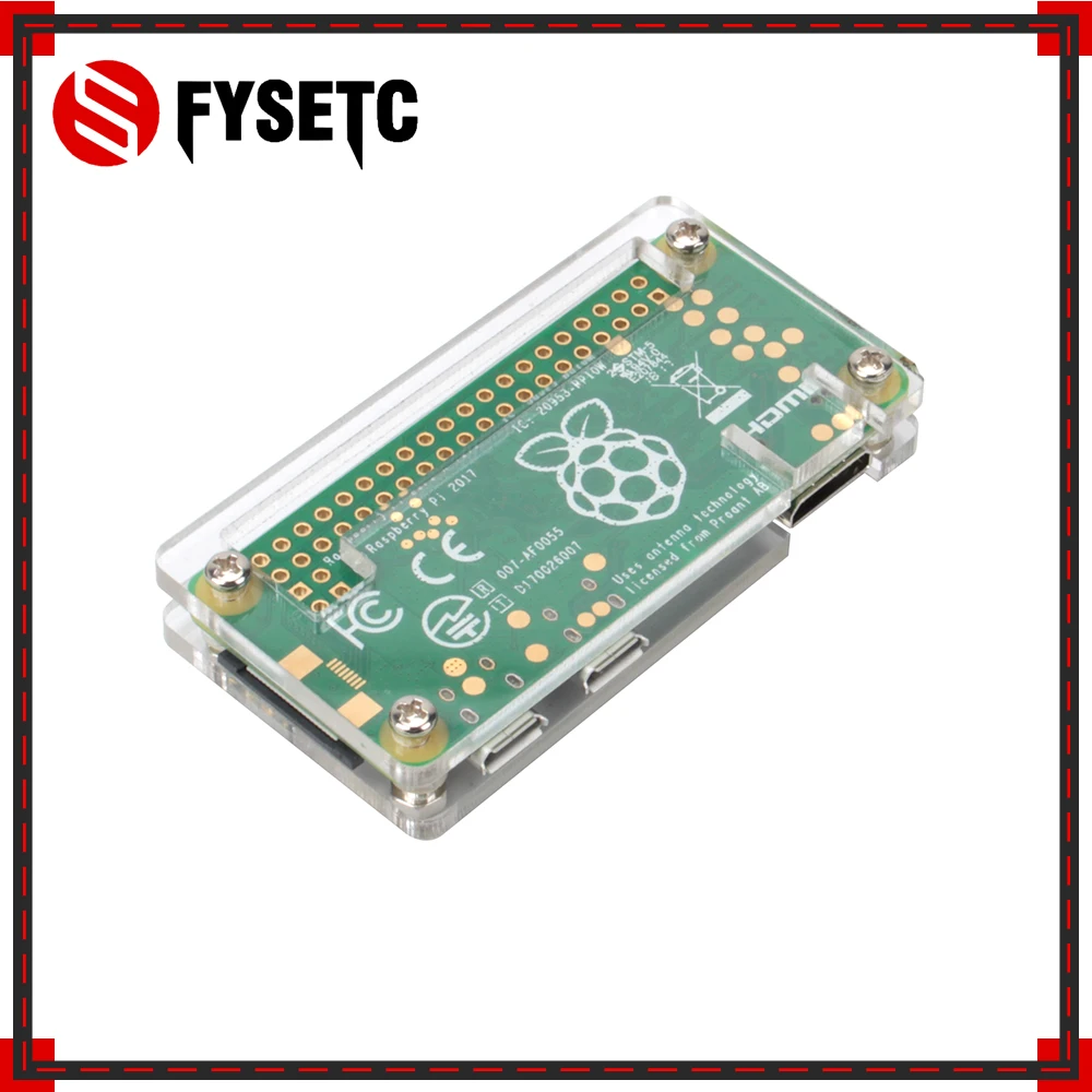 Carcasa Transparente Con Disipador De Calor Para Raspberry PI 3B & 3B