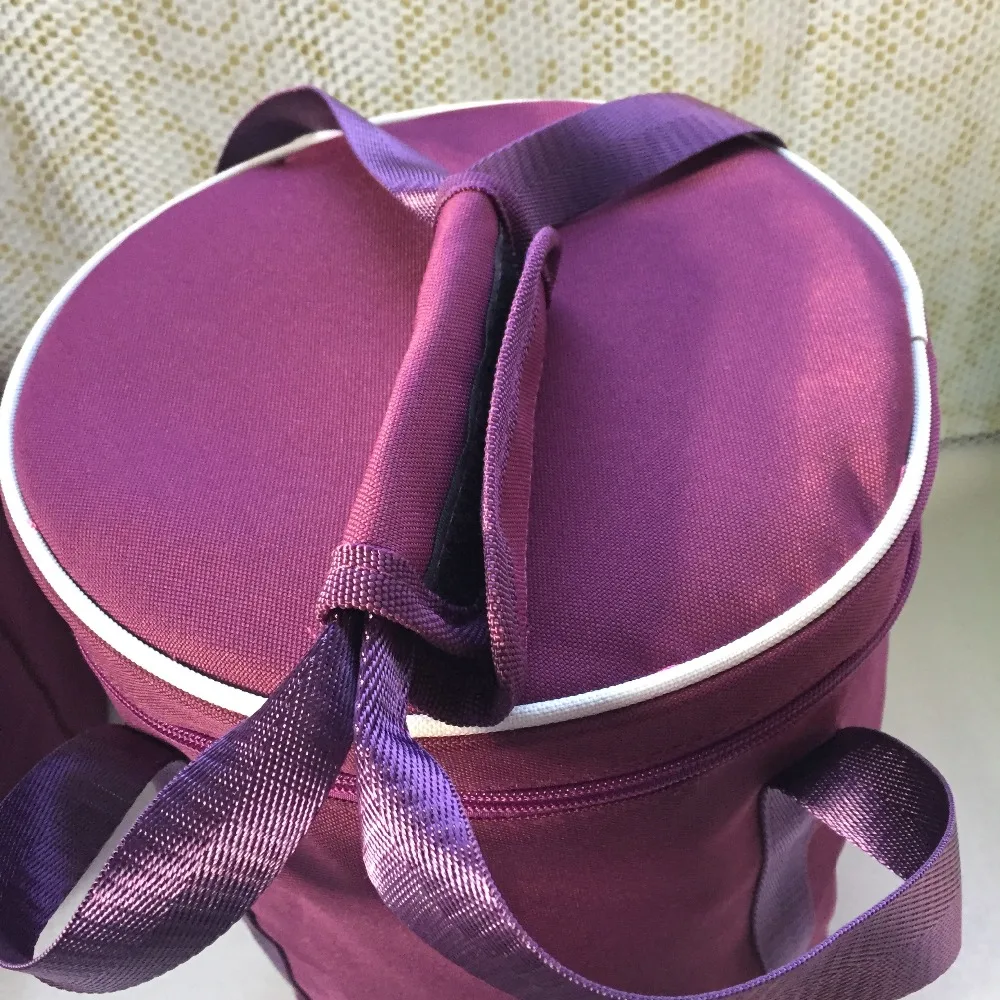 

One pcs Purple color padded cloth handbag for regular Crystal Singing Bowl size 8.5 inch bag with high grade movable lining