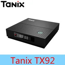 Tanix TX92 TV Box Amlogic S912 Octa-core CPU Android 7.1 OS Bluetooth 4.1 1000M LAN Max 3G RAM 64G ROM 64Bit 4K 2.4G/5G Wifi