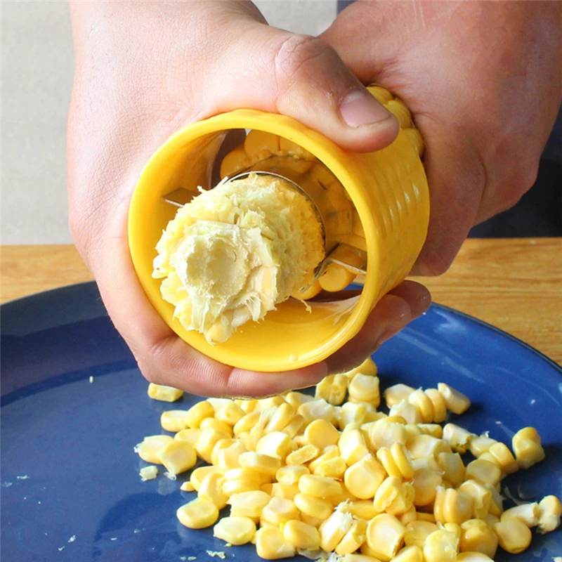 

TTLIFE Corn Stripper Cob Cutter Spiralizer Grain Separator Kitchen Accessories Vegetable Grater Kitchen Gadgets