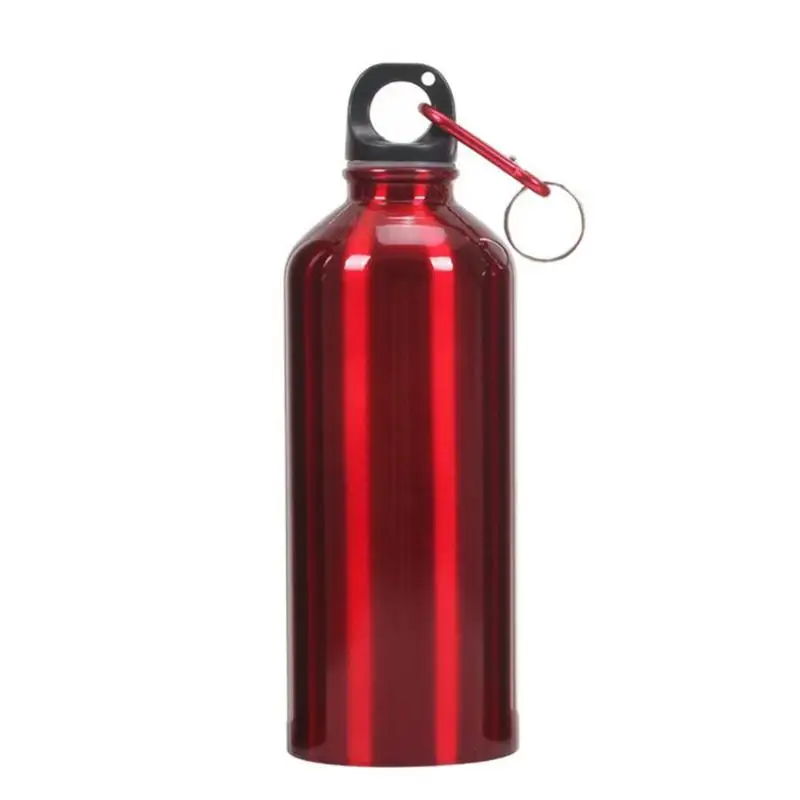 Портативная Алюминиевая бутылка для воды, портативная Спортивная бутылка для воды на открытом воздухе, чайник для питья с крышкой, 400 мл, 500 мл, 600 мл, спортивное использование