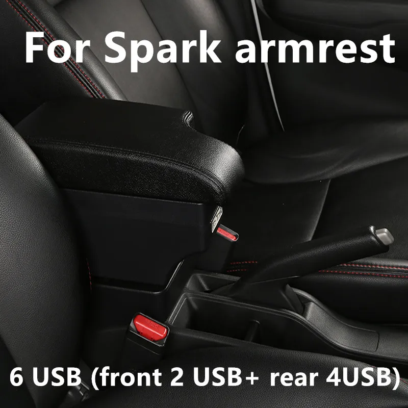 For Spark armrest box central Store content Storage Chevrolet USB interface | Автомобили и мотоциклы