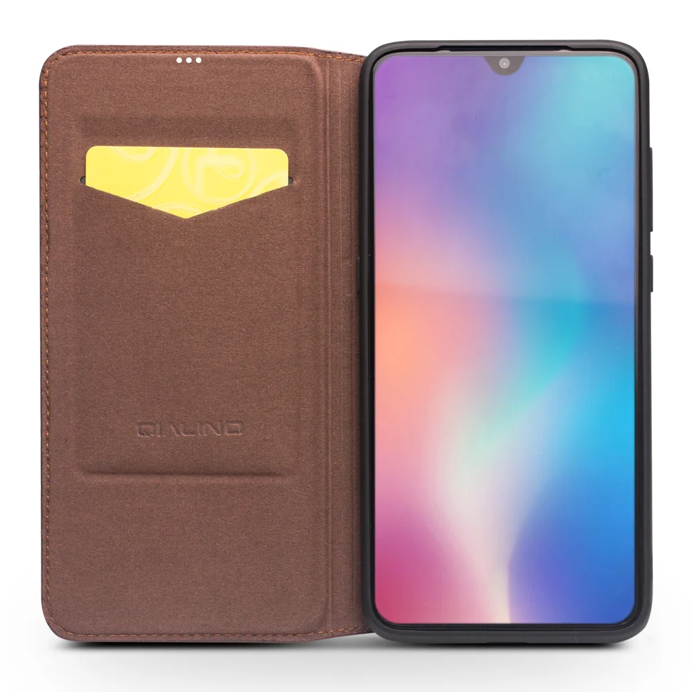 Чехол ручной работы из натуральной кожи для Xiaomi Mi 9 чехол Ультратонкий карта слот сумка откидная крышка для Xiaomi Mi 9 прозрачный чехол