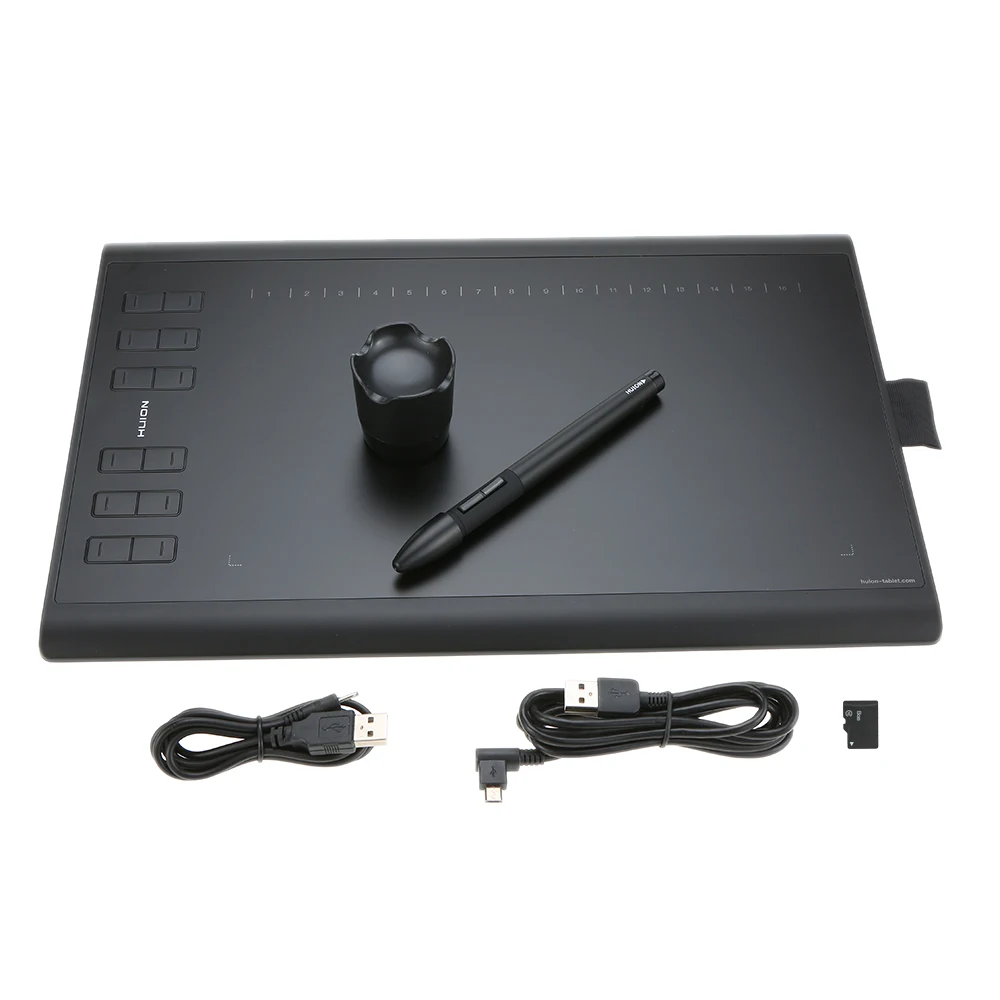 HUION 1060 плюс 1060 плюс 8192 уровней цифровой планшет графические планшеты доска для рисования ручка с цифровой пленкой