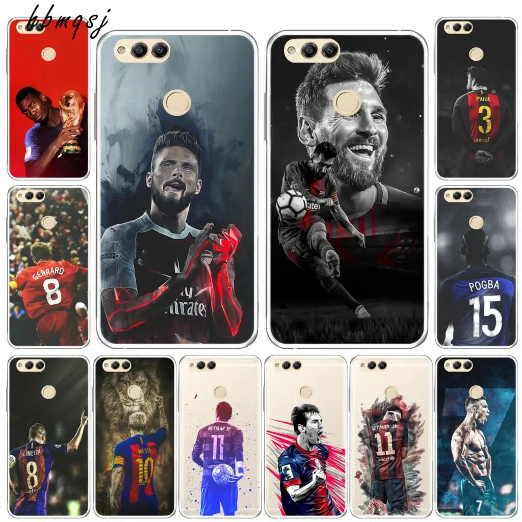

For huawei honor 7a y6 2018 7a pro y6 prime case silicone soft football player cool coque for honor 7a pro phone back cover