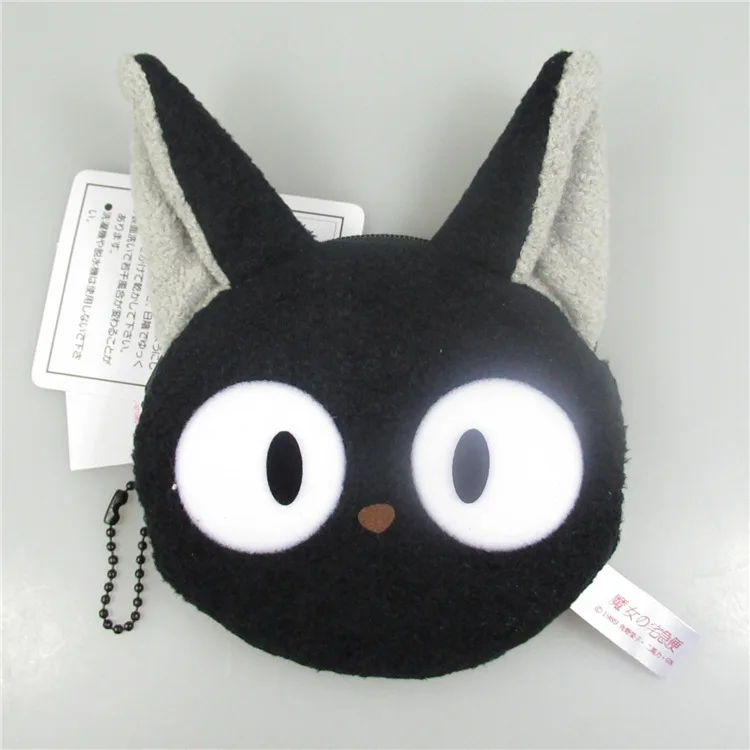 Служба доставки аниме Кики плюшевый Кошелек JiJi мягкий мультяшный кошелек для