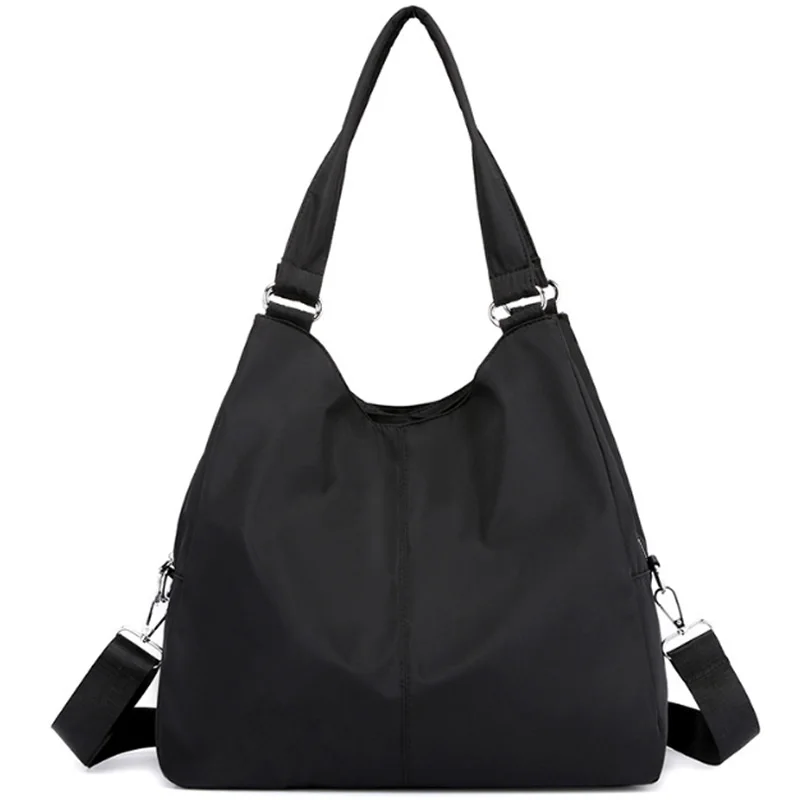 

ABDB-Ladies Handbag Casual Large Shoulder Bag Nylon Tote Mummy Shopping Bag Waterproof