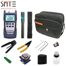 12pcs set Fiber Optic FTTH Tool Kit with FC 6S Fiber Cleaver and Optical Power Meter