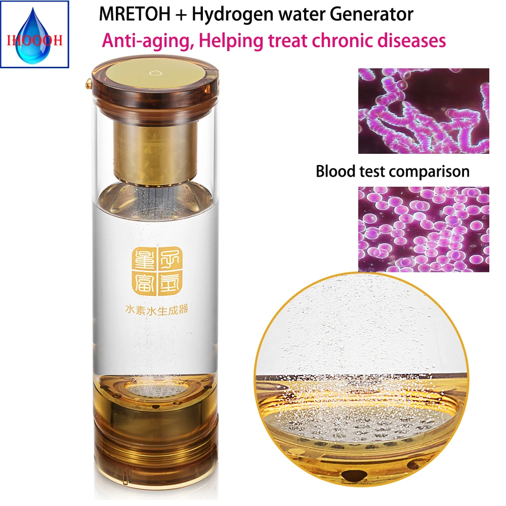 

MRET OH and Hydrogen generator H2 water cup can help them get well -hyperglycemia and hyperlipidemia and hypertension or HTN