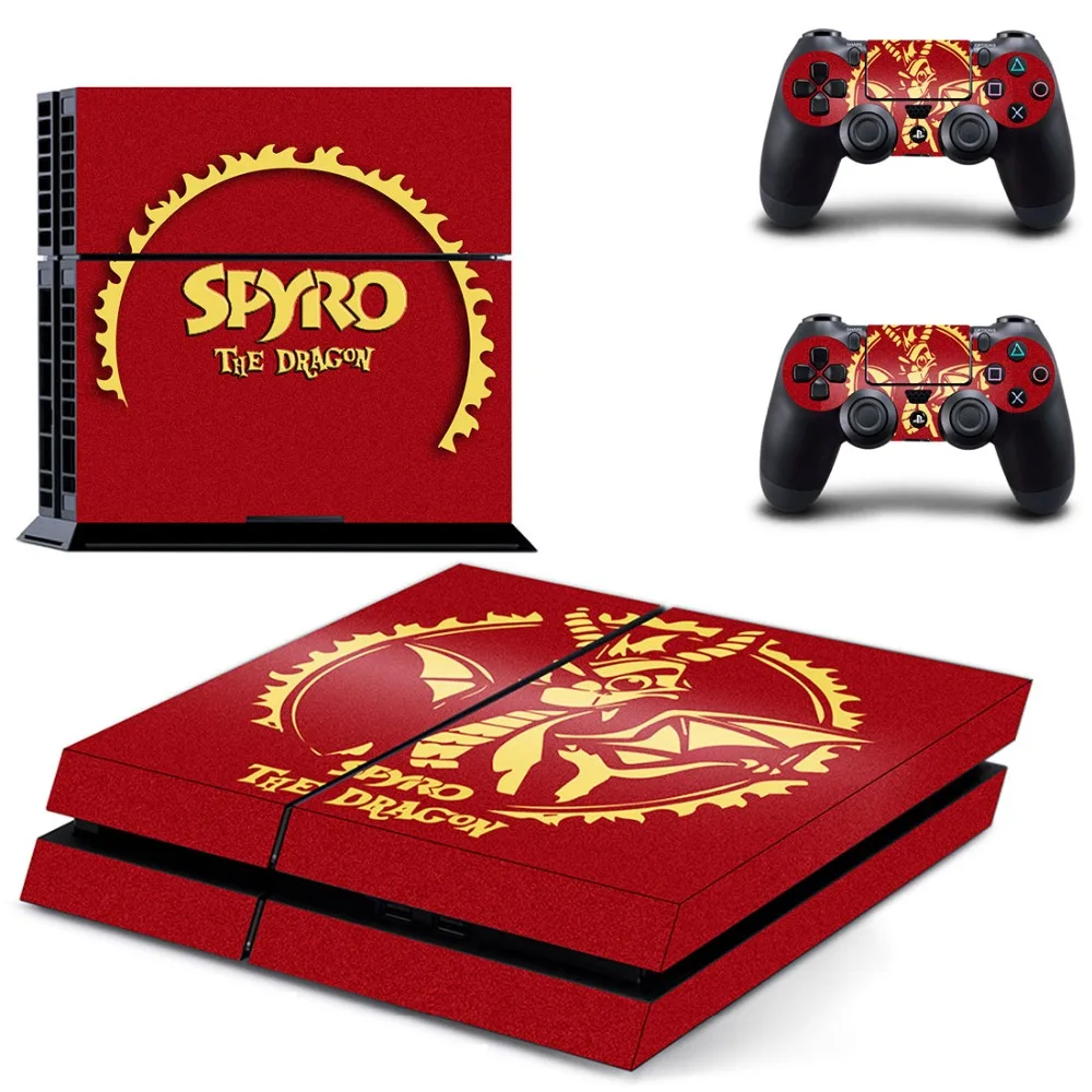 Виниловая наклейка Game Spyro The Dragon PS4 для консоли Sony Playstation 4 и 2 контроллера