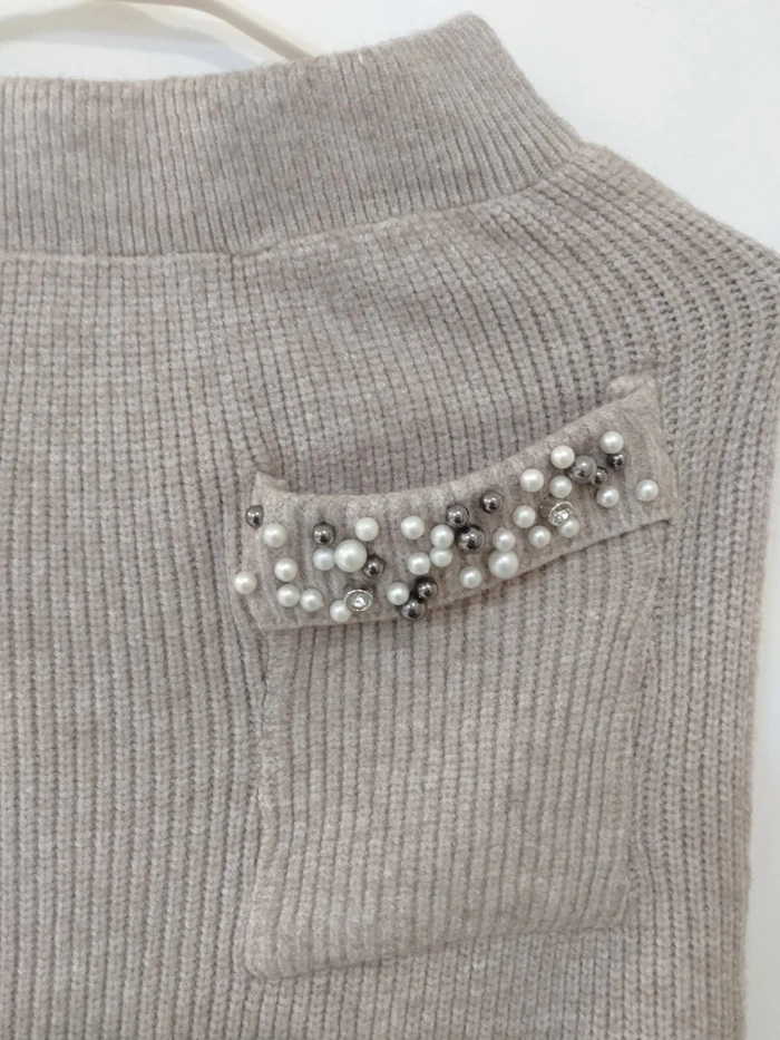 Cashmere knitted suits with skirt for women 27