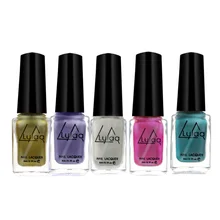 Lulaa зеркальный лак для ногтей покрытие паста металлический цвет нержавеющая сталь лак для ногтей для дизайна ногтей Vernis Ongle