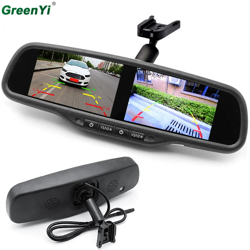 Useful Computer Monitor Cubicle Rear View Rearview Mirror For Home Office Laptop