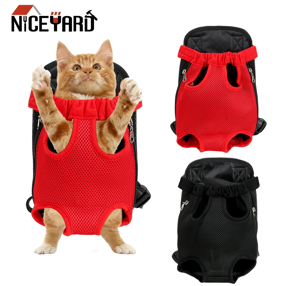 NICEYARD S/M/L Сумка-переноска для домашних животных, товары для путешествий на открытом воздухе, дышащая сумка на плечо с ручкой для собак, кошек, сетчатый рюкзак для домашних животных