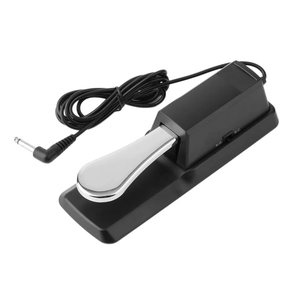 Universal Piano Style Sustain Foot Pedal With Polarity Switch Design