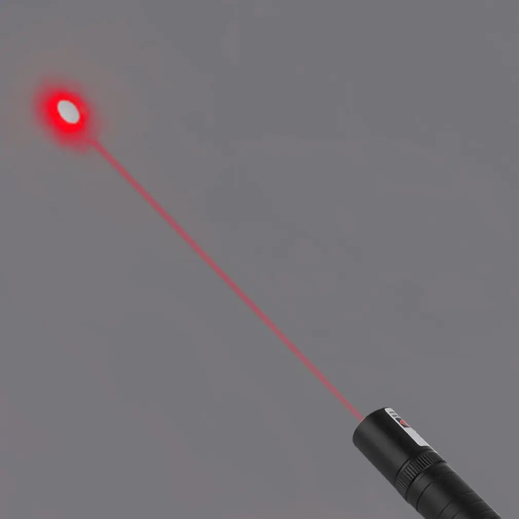 Водонепроницаемая лазерная указка ручка Высокая мощность зеленый портативный 3 цвета 10 м 532nm 850 Видимый луч яркий светильник красный фиолетовый Прямая поставка - Цвет: Красный