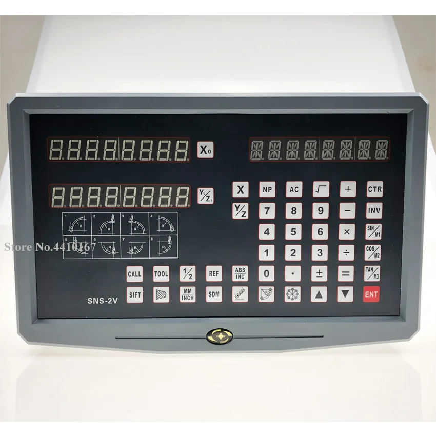 

2 axis dro digital readout display screen 8 words monitor SNS-2V for all machines free shipping