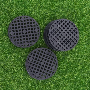 

50 Pcs Bonsai Pot Mesh Pad Flower Pot Hole Mesh Pad Bonsai Pot Bottom Grid Mat Prevent Soil Loss Breathable Gasket