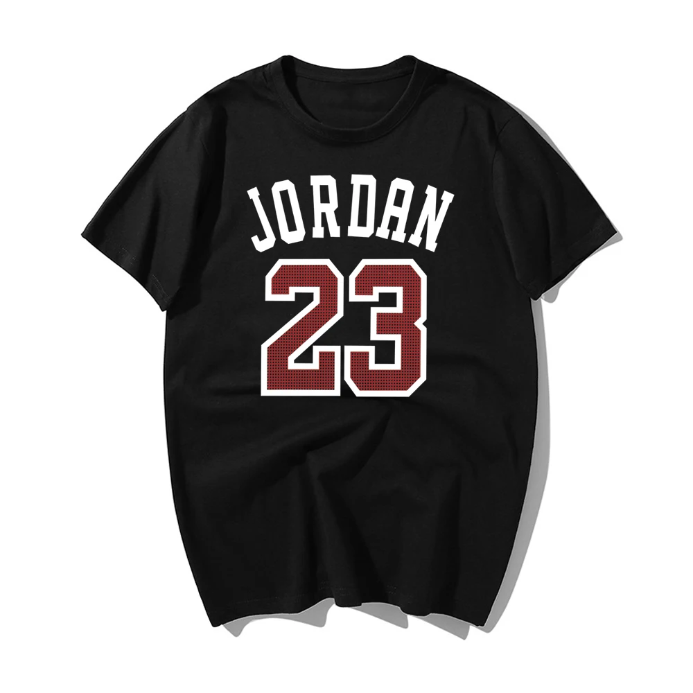 Hot Sale 2019 New Tee Jordan 23 Print Men T-Shirt Fashion Casual Summer Cotton Jordan 23 Hip Hop Short Sleeve T Shirt Men