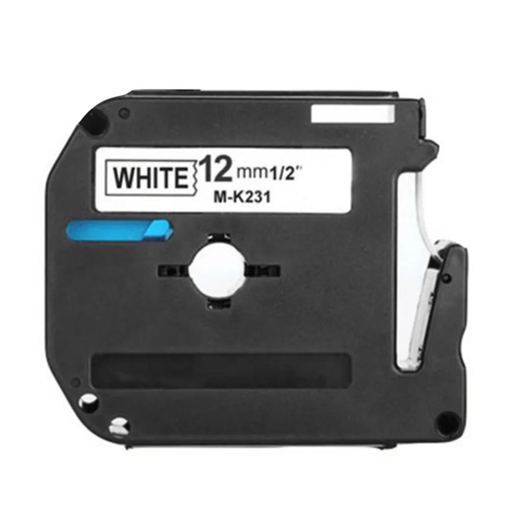 

Label Printer Tape Black on White Sticker Tape Marker for Brother P-Touch PT-65 PT-70 PT-80 Label Machine Ribbon 12mm