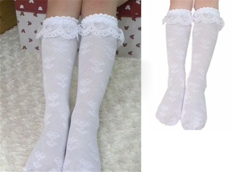lace socks long