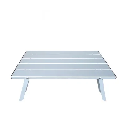 Picnic plegable aleación de aluminio barbacoa Mesa senderismo mesa al aire libre Mesa ajustable Parque Camping ultraligero portátil escritorio LY142