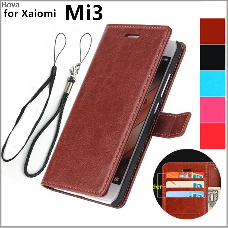 Чехлы для Xiaomi Mi3 чехол с держателем карт из искусственной кожи Ультратонкий
