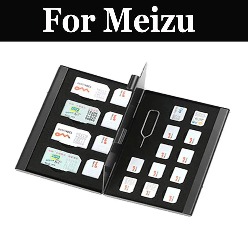 

21 in 1 Portable Aluminum SIM Card Pin Memory Card For Meizu 7 E2 M6 Note M6s M8c 15 15 Lite M8 Note 16th 16th Plus 16 E3 X8