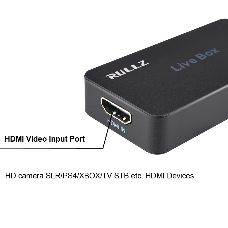 Мини HDMI 1080P HD камера для улицы, прямая трансляция, запись PS4, игра, видео Захват, карта для IPhone X 8, IOS, Android Phone Live Box