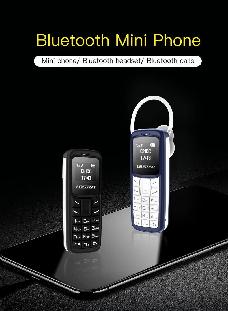 L8STAR BM30 мини телефон SIM+ TF карта разблокированный мобильный телефон GSM 2G/3g/4G беспроводные наушники Bluetooth Dialer гарнитура Мобильный с Mp3