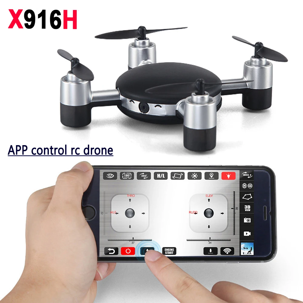 Profession font b Drones b font X916H APP control rc micro quadcopter wifi fpv 720P camera