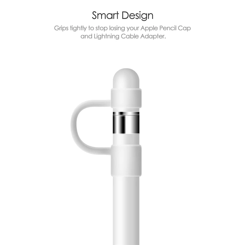 Qosea для Apple колпачок карандашей анти потеря соединитель трос держатель адаптера