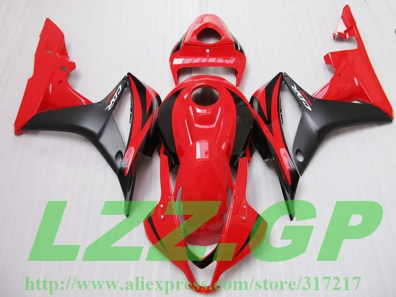 OEM _ качественные Обтекатели для HONDA CBR600RR 07 08 F5 CBR 600 RR 2007 2008 красные черные + бак