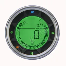 Популярный мотоциклетный счетчик, счетчик мотоцикла с 7 подсветкой, Круглый мотоциклетный счетчик