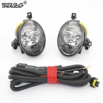 

Car Light For VW Touareg 2011 2012 2013 2014 2015 Car-styling Front Bumper Halogen Car Fog Light Fog Lamp + Wire Harmness