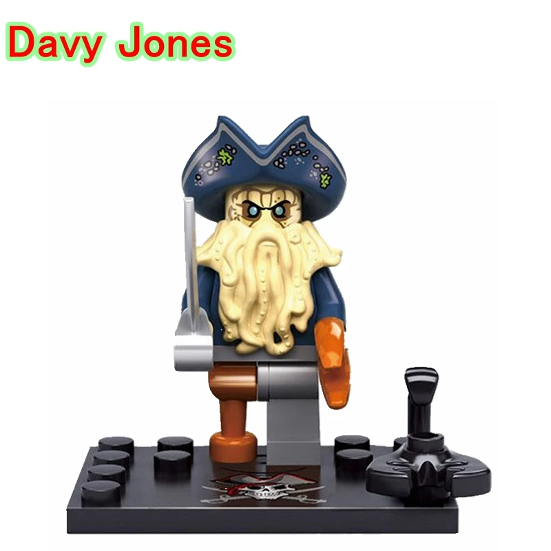 

Legoing Creator Pirates of the Caribbean Davy Jones Dolls Flying Dutchman Models Building Blocks Toy KSZ 515-4 Creators Legoings