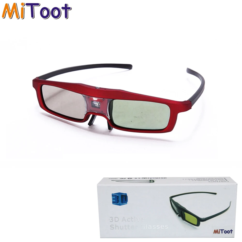MiToot Shutter Active 3D glasses for DLP Projector 96144Hz for BenQ