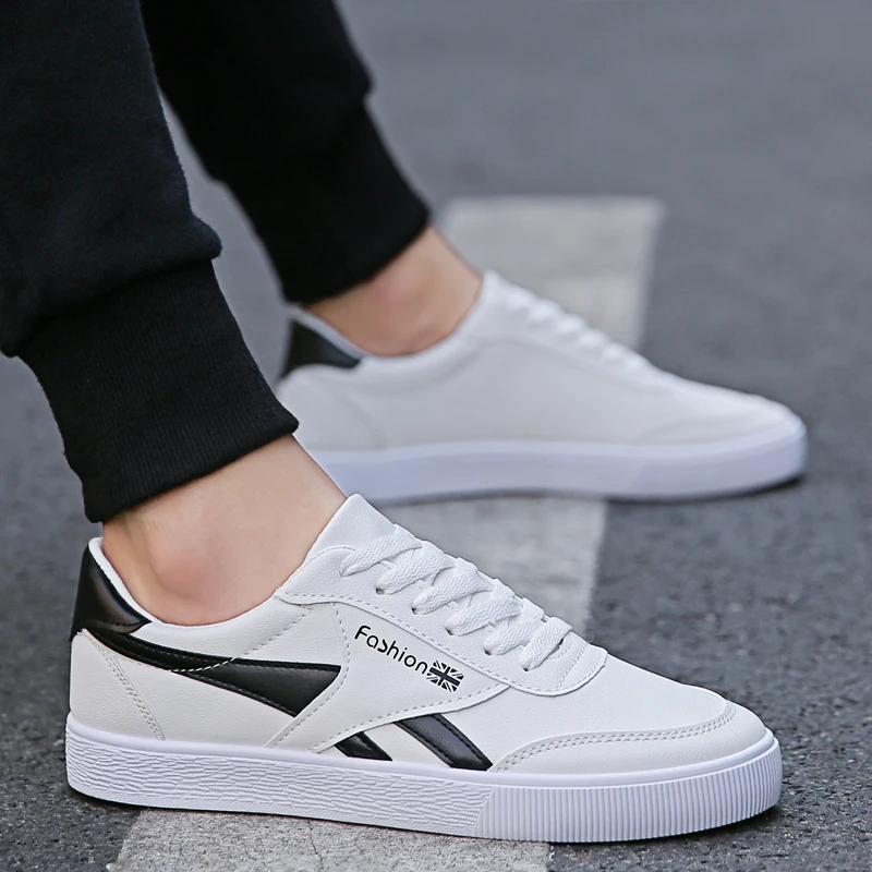 

Men Shoes 2018 New Fashion Casual Students White Board Shoes Men Trend of Casual Shoes 5