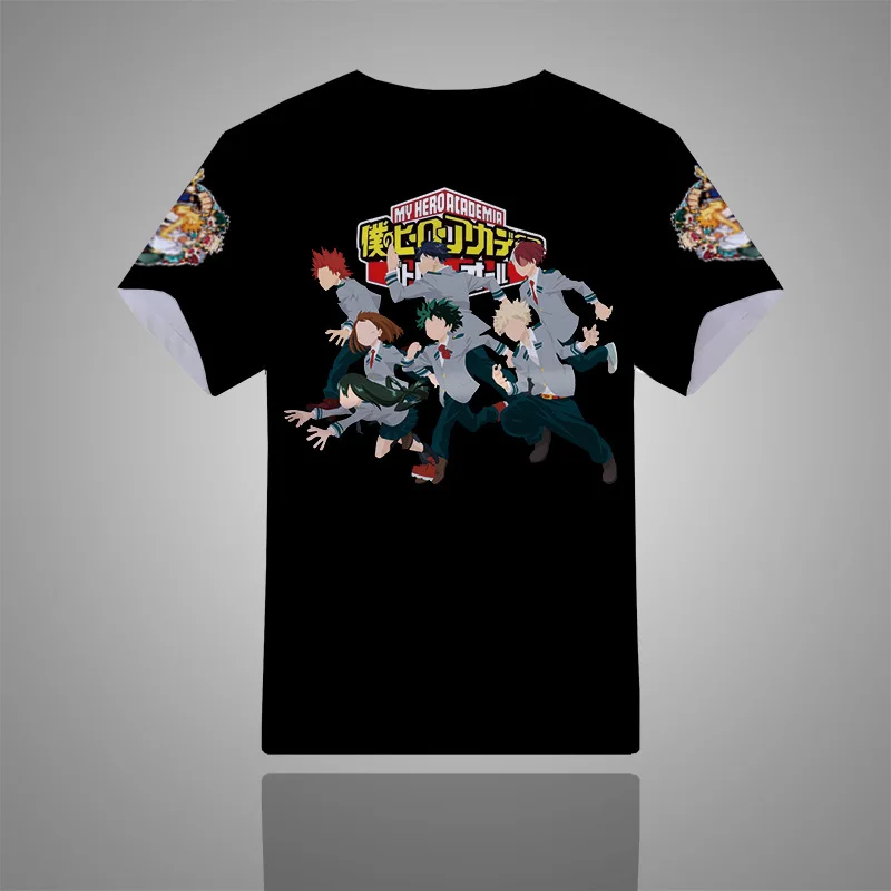 Cosroad Boku No My Hero Academia Cosplay T Shirt Costumes Men and Women Summer T-shirts Midoriya Izuku Tops1 (10)