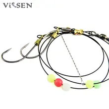 Vissen 1 шт., рыболовный крючок, проволока из нержавеющей стали, рыболовные тросы, поворотные рыболовные снасти, рыболовные снасти, рыболовные крючки