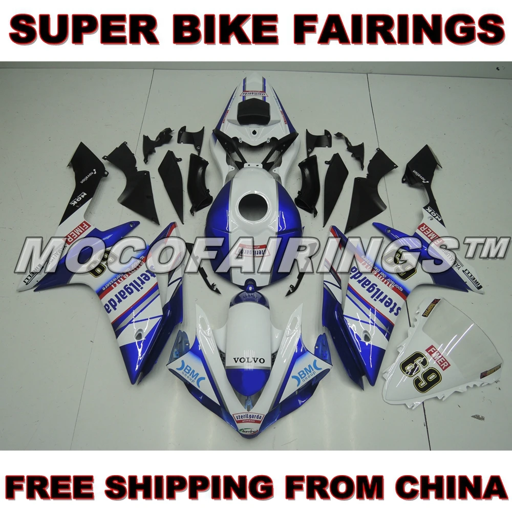 

Complete Super Bike ABS Fairing Body Work For Yamaha YZF R1 2007 2008 07 08 YZF-R1 Injection Fairings Kit Shell