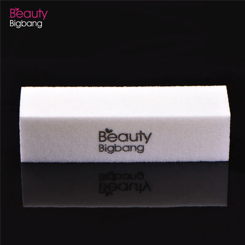 BeautyBigBang 2 шт 9 см белая шлифовальная губка пилка для ногтей буферный блок для лака для ногтей гель для ногтей маникюр белый пилка для ногтей