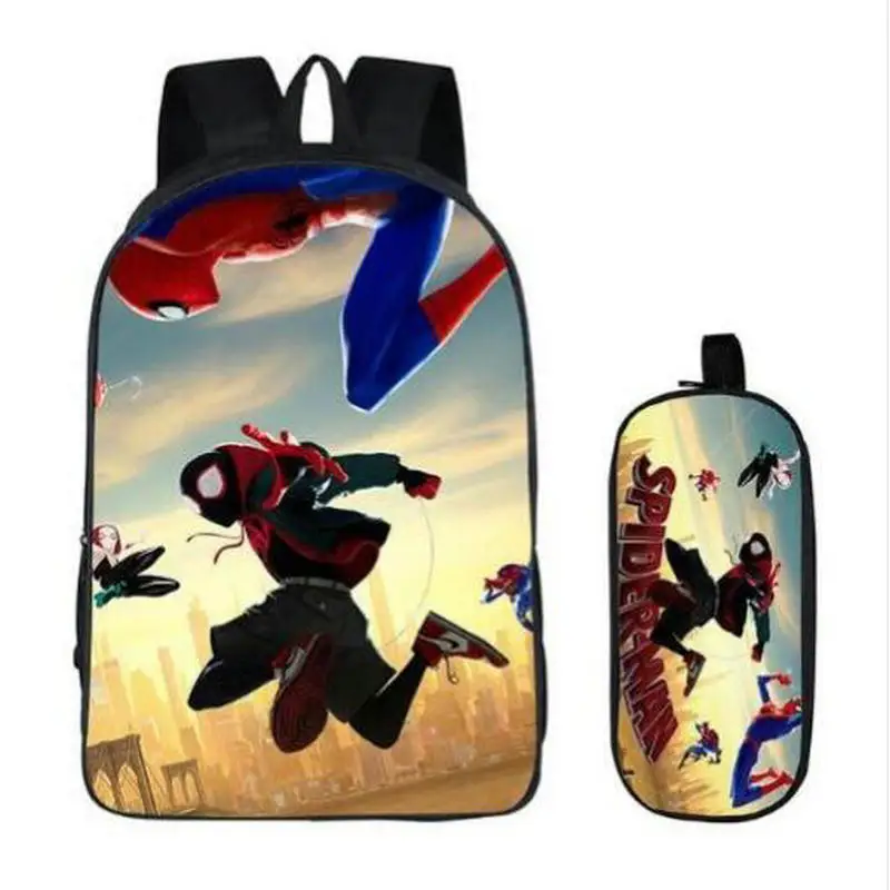 16 بوصة الاطفال على ظهره Spideran في العنكبوت الآية الأطفال الحقائب المدرسية للبنين العظام الطفل الكتب الحقيبة Mochila