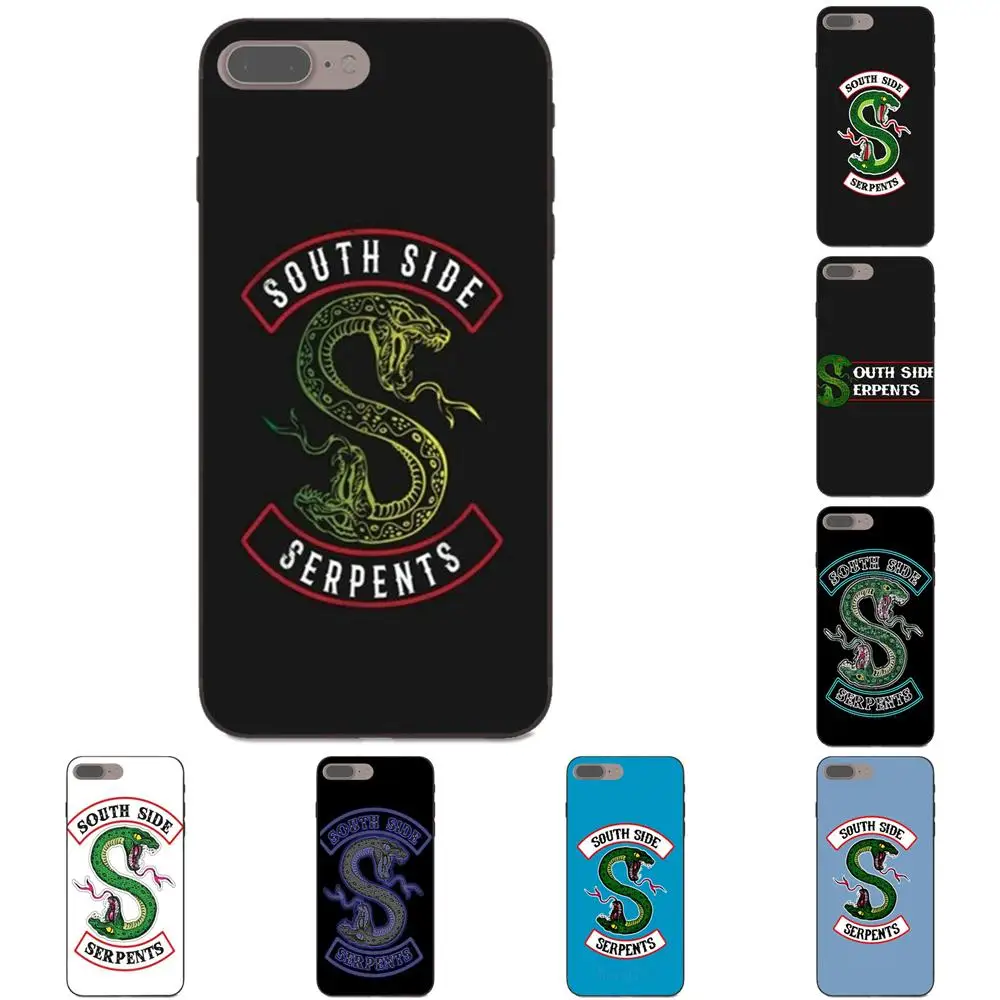 

For Samsung Galaxy I9080 Note 4 8 9 S3 S4 S5 S6 S7 S8 S9 S10 Edge Plus Lite G313 Soft TPU Capa Tv South Side Serpents Riverdale