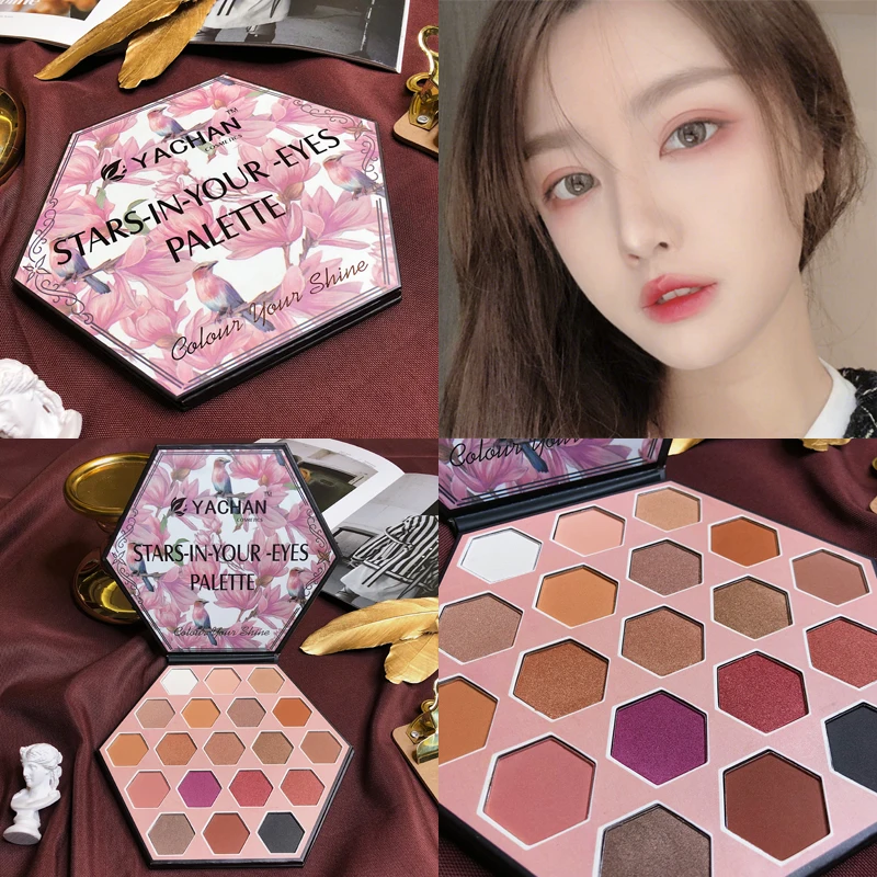 

New Eyeshadow Pallete 19 Color Maquiagem Eyeshadow Palette Shimmer Matte Nude Pigment Glitter Makeup Palette Cosmetic Eyeshadow