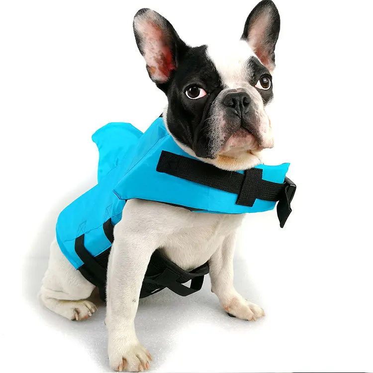 Спасательный жилет для собак, летний спасательный жилет для домашних животных, спасательный жилет для собак, одежда для купания для собак, безопасный плавательный костюм для домашних животных - Цвет: Синий